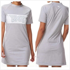PXG Saguaro Logo Golf Dress, Back Zipper Pocket, Light Gray, Size XS, EUC!
